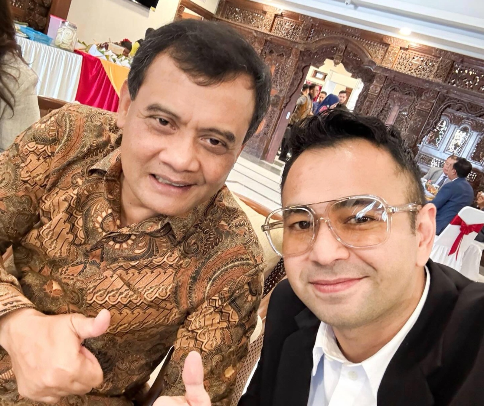 Ahmad Luthfi dan Raffi Ahmad