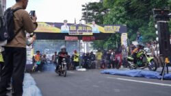 Drag race di Jalan Achmad Yani, Nglangon, Sragen pada 30 November 2025 (foto: Pemkab Sragen)