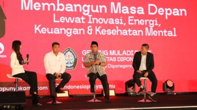 Gus Yasin saat hadir di acara Indonesia Punya Kamu Garuda TV di Kampus Undip Semarang, Selasa 2 Desember 2025 (foto: Pemprov Jateng)