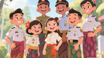 Sarung, Sarungan, Disarungi (Ilustrasi AI)