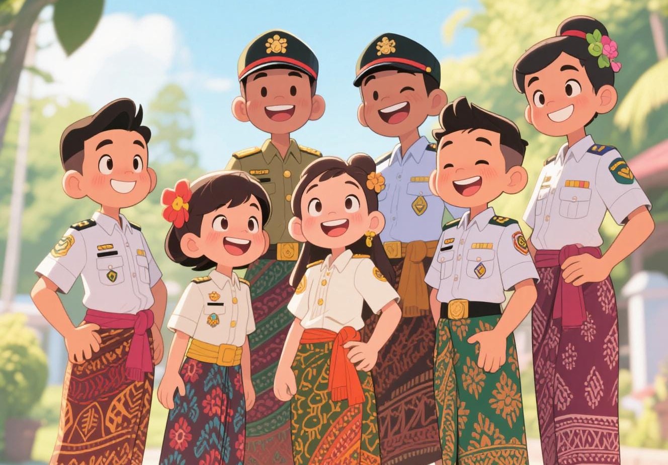 Sarung, Sarungan, Disarungi (Ilustrasi AI)