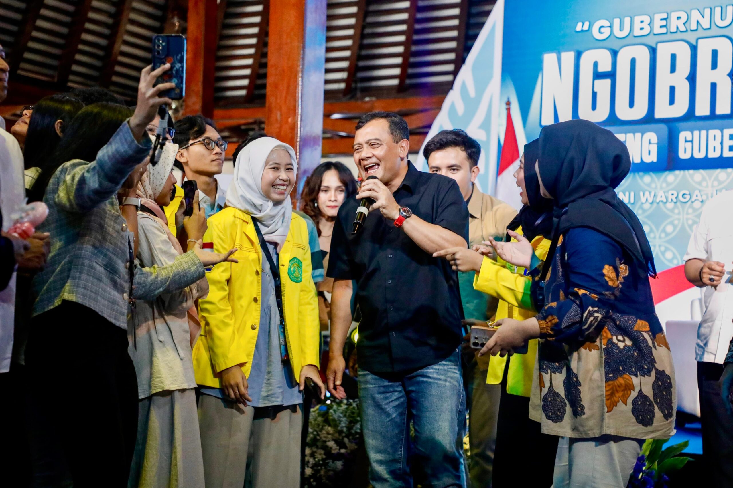 Acara Gubernur Menyapa, Ngobrol Seru Bareng Gubernur Jawa Tengah di TMII Jakarta, Sabtu 6 Desember 2025 (foto: Pemprov Jateng)