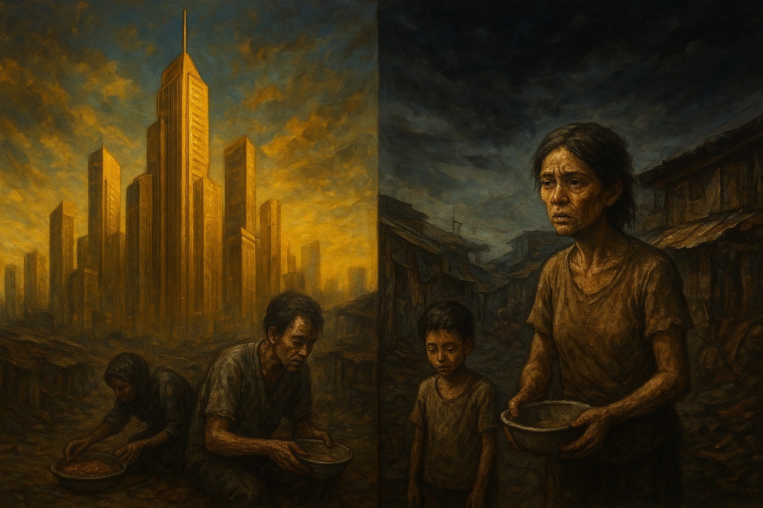 ilustrasi kemiskinan (AI Generated)