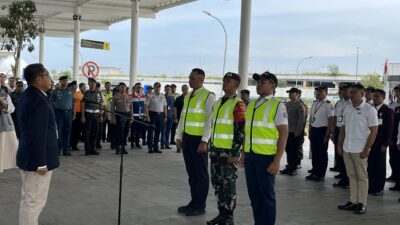 Apel Posko Terpadu Natal dan Tahun Baru di Bandara Ahmad Yani Semarang (foto: PT Angkasa Pura)