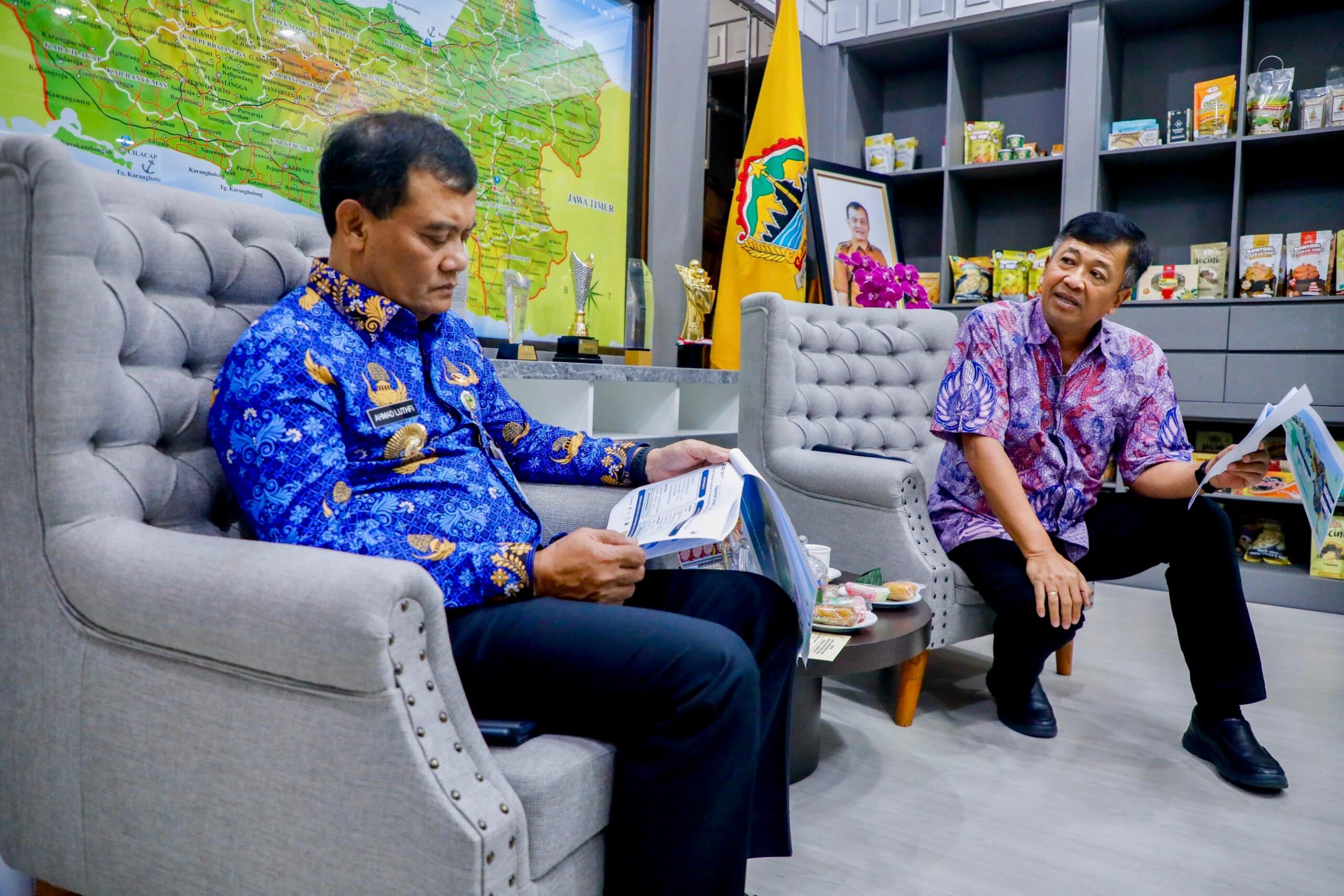 Direktur Utama KITB Anak Agung Putu Ngurah Wirawan saat audiensi dengan Gubernur Jateng Ahmad Luthfi, Rabu 17 Desember 2025 (foto: Pemprov Jateng)