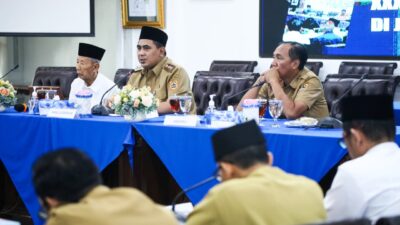 Wakil Gubernur Jawa Tengah Taj Yasin Maemoen memimpin rapat koordinasi persiapan MTQ Nasional XXXI di Semarang, Senin 22 Desember 2025 (foto: Pemprov Jateng)