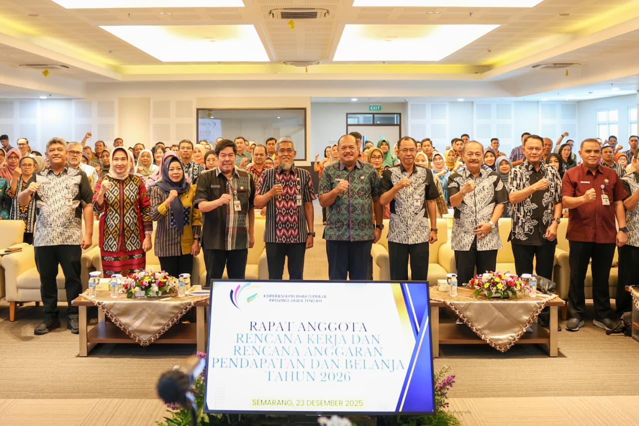 Rapat Anggota Rencana Kerja dan Rencana Anggaran Pendapatan dan Belanja Tahun 2026 (foto: Pemprov Jateng)