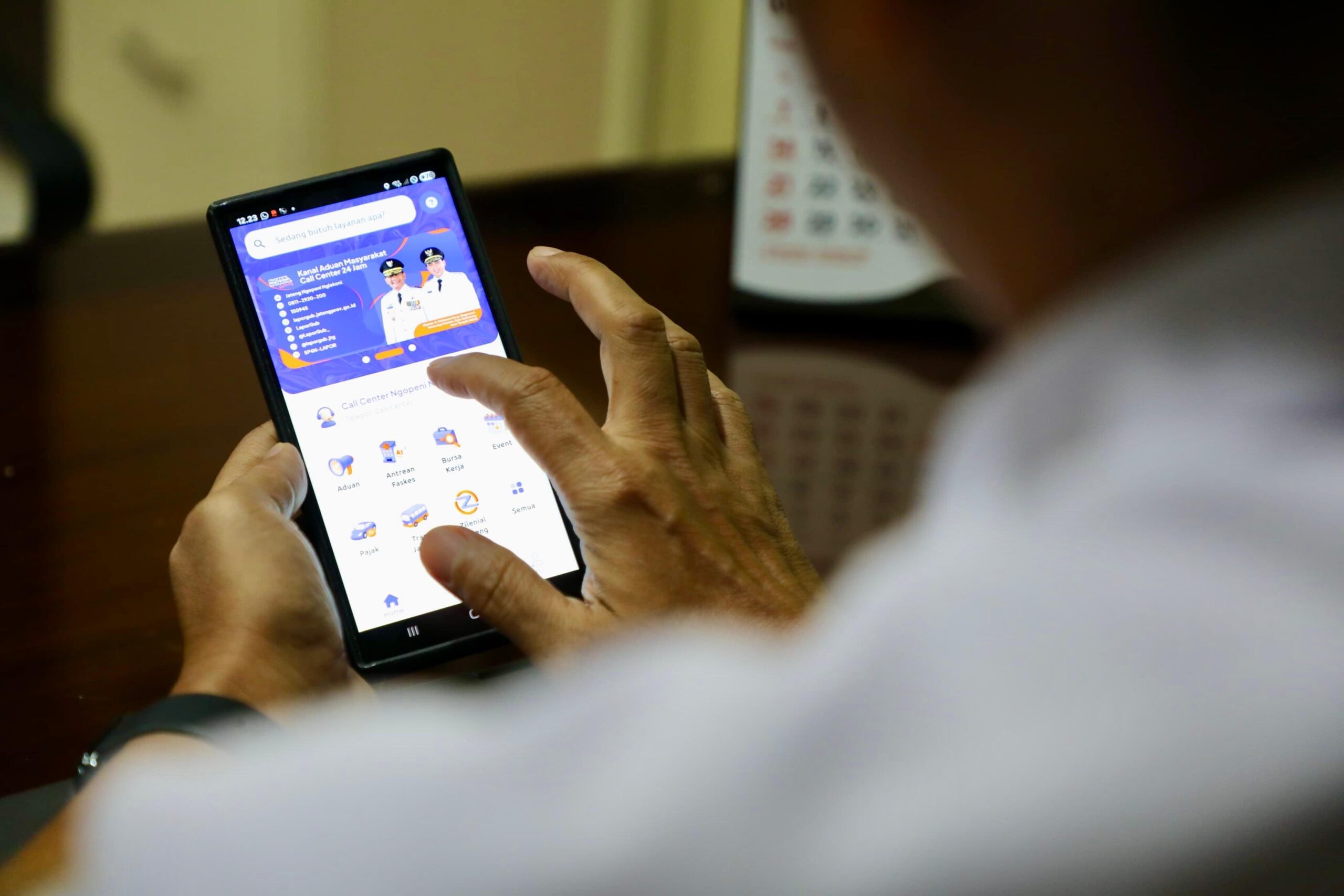 Aplikasi JNN (foto: Pemprov Jateng)