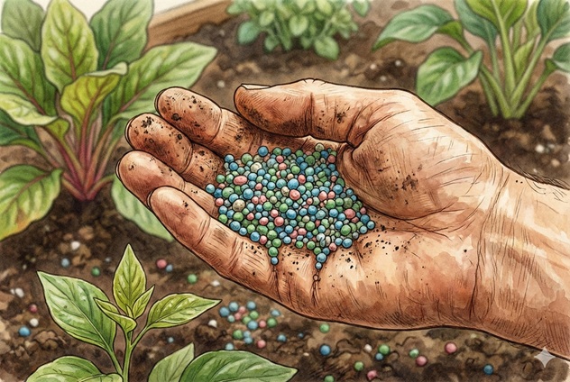 ilustrasi pupuk (AI Generated/ Gemini)