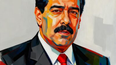 Presiden Venezuela, Nicolas Maduro, salah satu korban arogansi AS, Negeri Paman Sam itu mengangkat dirinya sebagai Polisi Dunia tanpa mandat gloal. (Foto Kreasi AI)