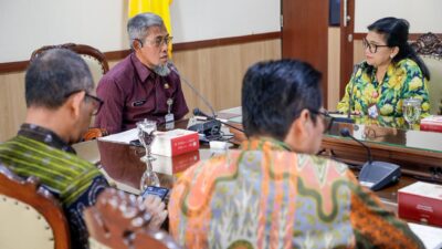 Sekda Jateng Sumarno menerima audiensi TVRI Jawa Tengah di Semarang, 13 Januari 2026 (foto: Pemprov Jateng)