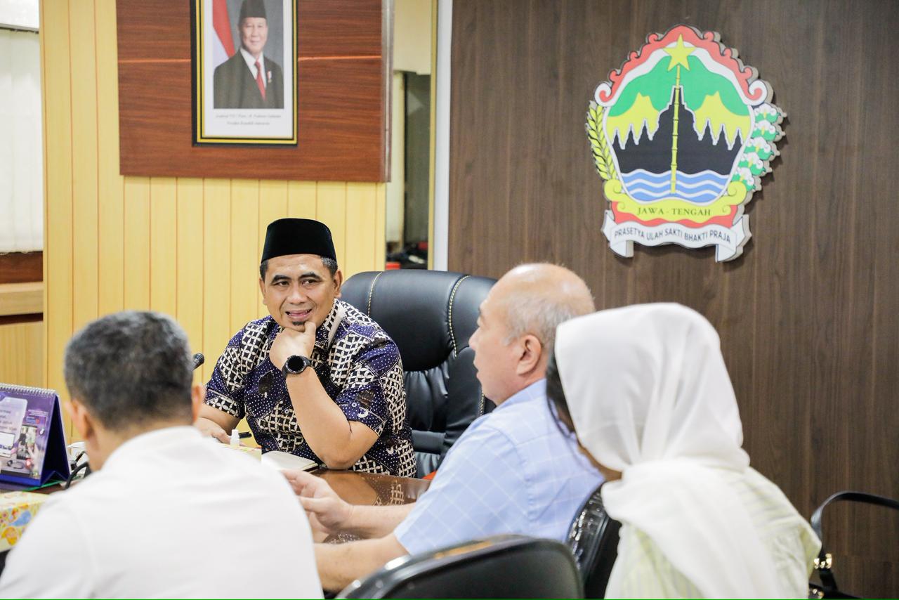 Wakil Gubernur Jateng Taj Yasin Maimoen menerima perwakilan PT Foshan Jinke di Semarang, Kamis 15 Januari 2026 (foto: Pemprov Jateng)