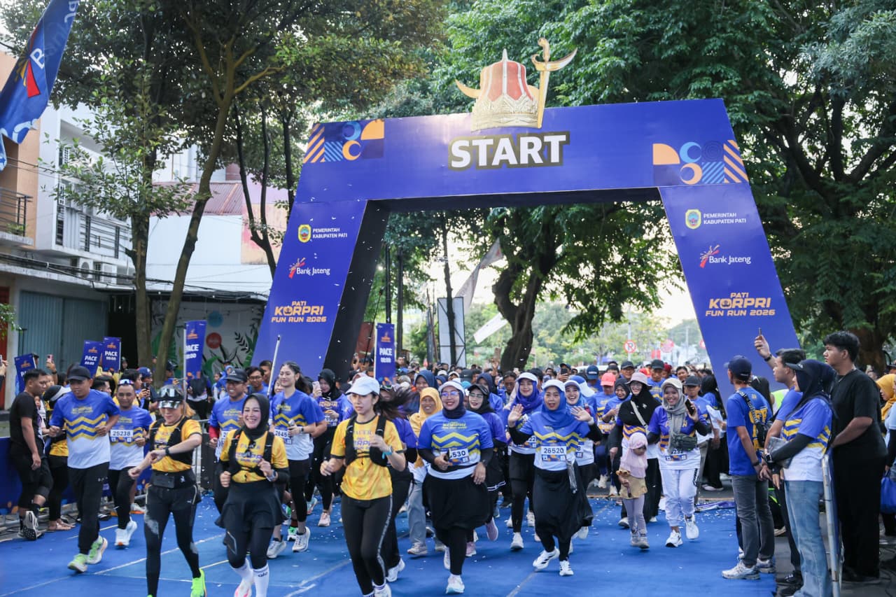 Pati KORPRI Fun Run 5K, Minggu 25 Januari 2026 (foto: Pemprov Jateng)