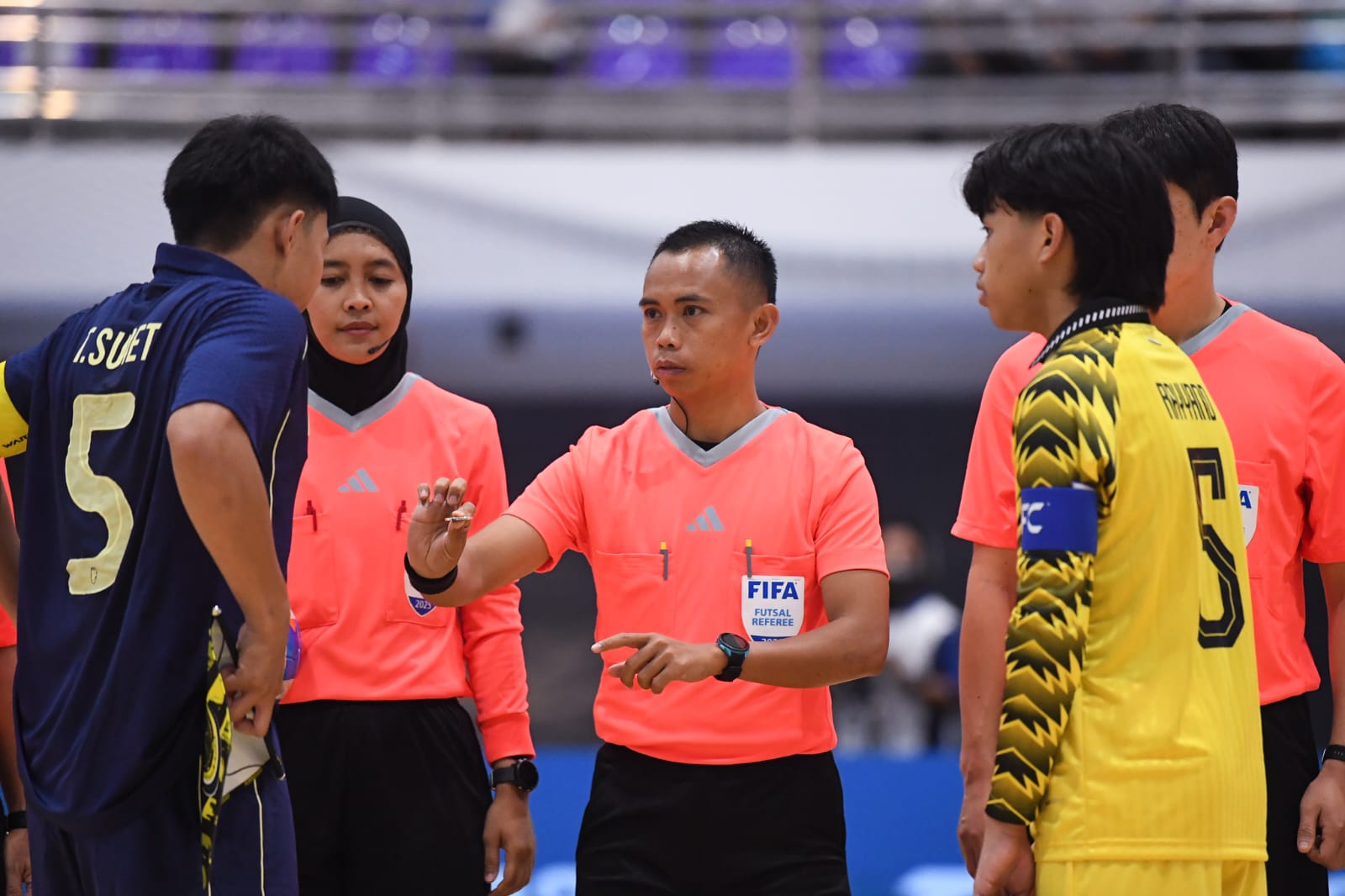 Wasit futsal Indonesia bertugas di AFC Asian Cup 2026 (foto: PSSI)