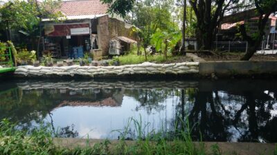 Sandbag Dipasang di Titik Rawan, Pekalongan Siaga Hadapi Limpasan Sungai