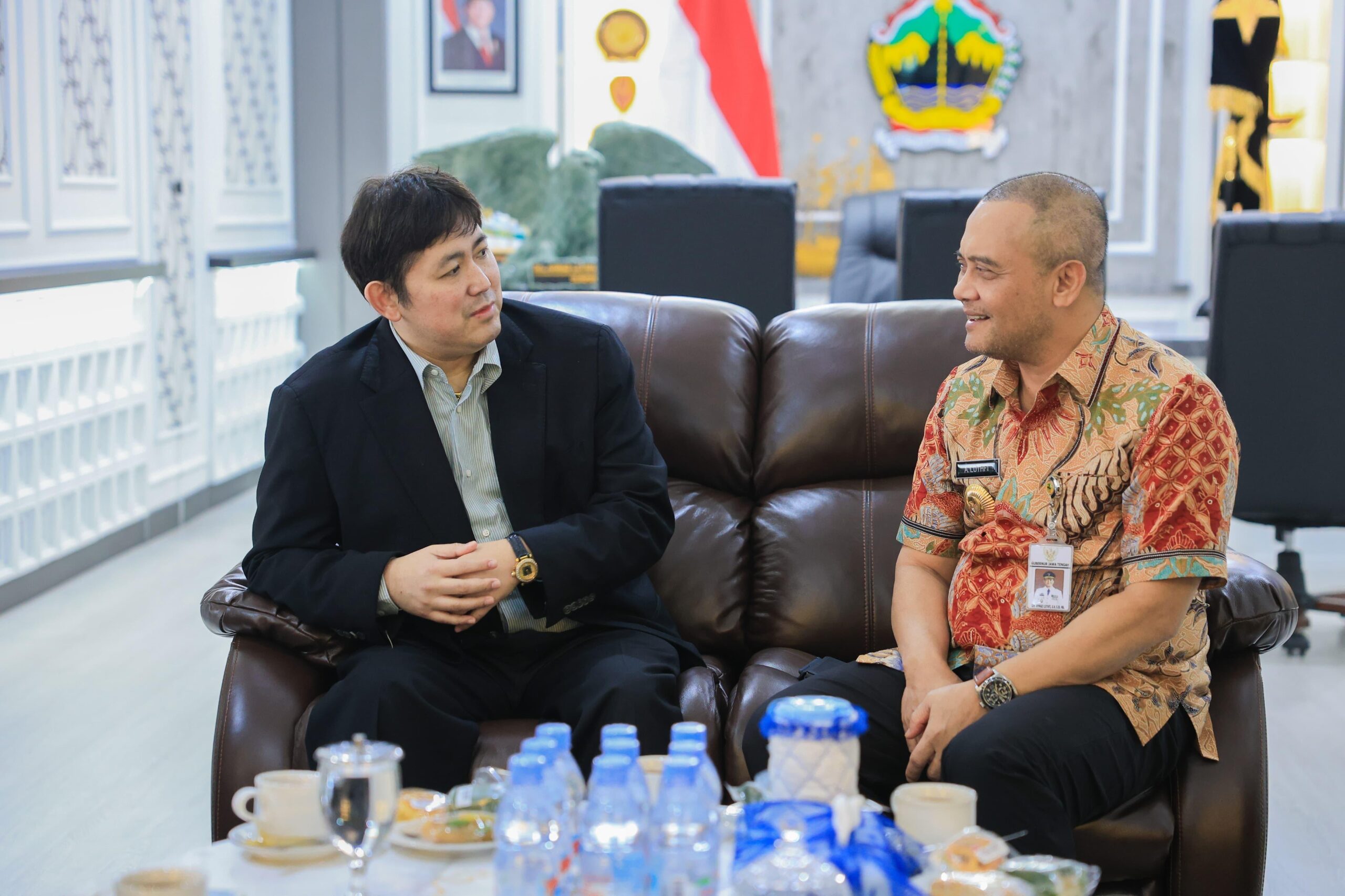 Gubernur Jateng Ahmad Luthfi menerima kunjungan kehormatan Pangiran Muda Abdul Qawi dari Brunei Darussalam, Kamis 5 Februari 2026 (foto: Pemprov Jateng)