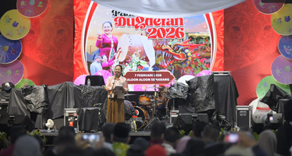 Wali Kota Semarang Agustina Wilujeng Pramestuti dalam Pasar Dugderan 2026 (foto: Pemkot Semarang)