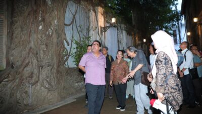 Wali Kota Semarang Agustina Wilujeng bersama Wakil Gubernur DKI Jakarta Rano Karno saat meninjau kawasan Kota Lama Semarang, Sabtu 31 Januari 2026 (foto: Pemkot Semarang)