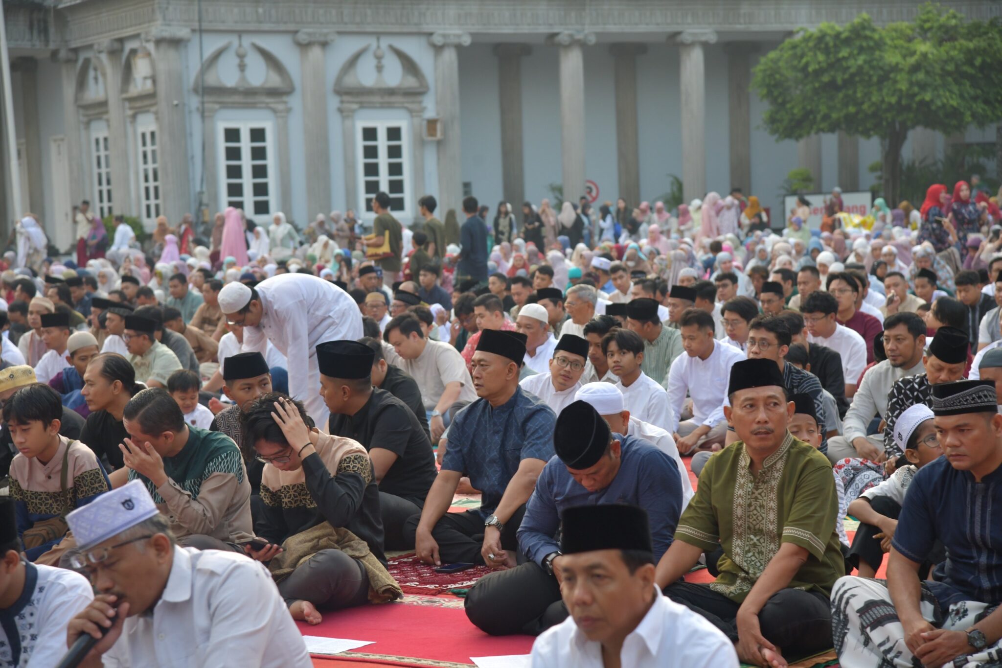 Halaman Balai Kota Semarang siap menjadi lokasi salat Idulfitri 1447 H (foto: Pemkot Semarang)